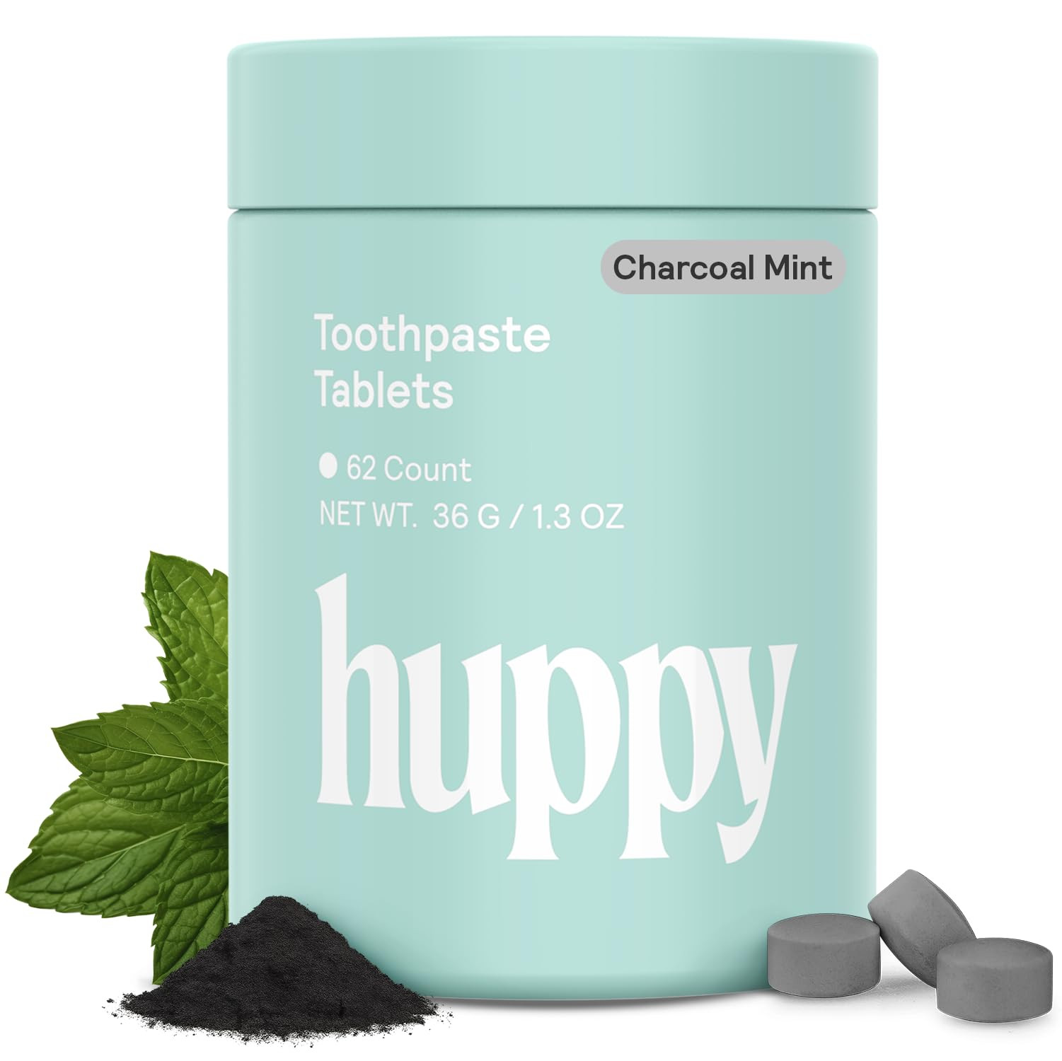 HUPPY Toothpaste Tablets, Nano Hydroxyapatite - Natural Whitening, Fluoride Free and Remineralizi... | Amazon (US)