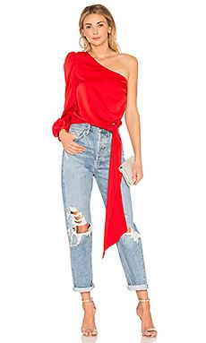 Lovers and Friends Kendall Blouse in Rose from Revolve.com | Revolve Clothing (Global)