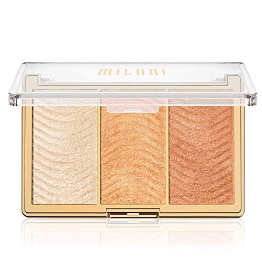 Milani Stellar Lights Highlighter Palette - Rose Glow (0.42 Ounce) 3 Vegan, Cruelty-Free Face Pow... | Amazon (US)