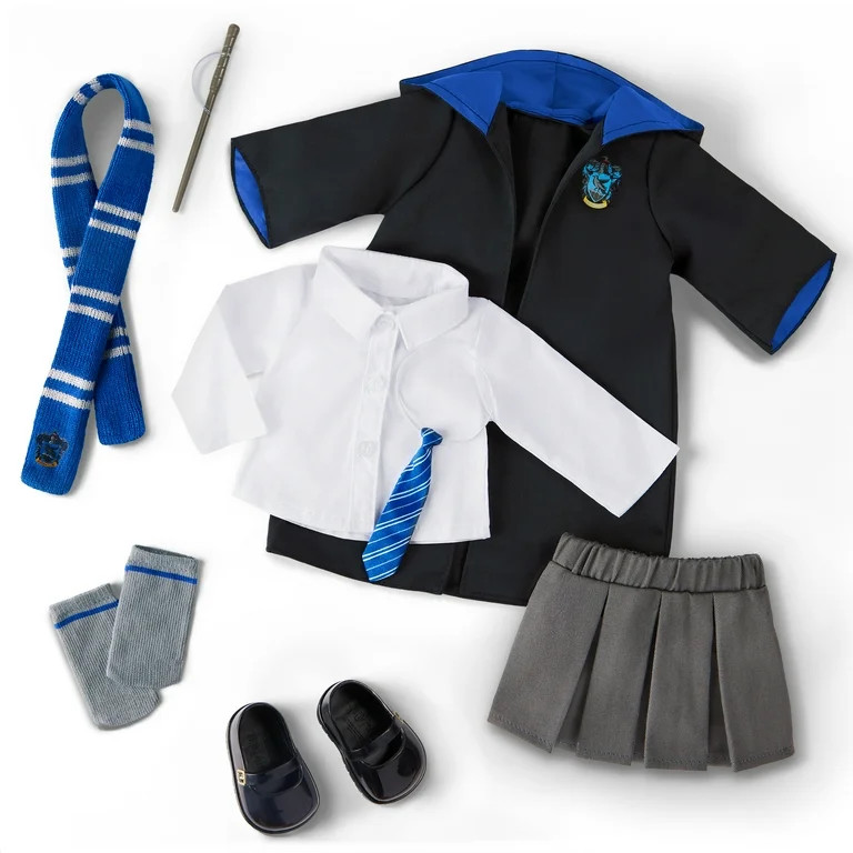 Harry Potter ™ Ravenclaw ™ School Uniform with Wand for 18-inch Dolls Toys Kids 5 Years + | Walmart (US)