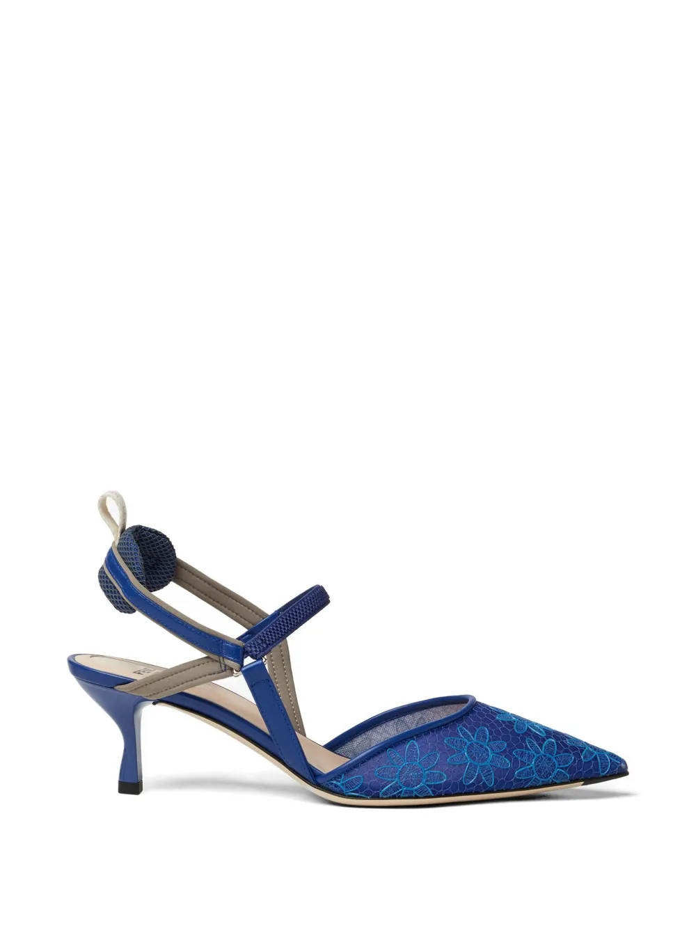 FENDI Colibrì Lite Floral Pumps | Blue | FARFETCH | Farfetch Global