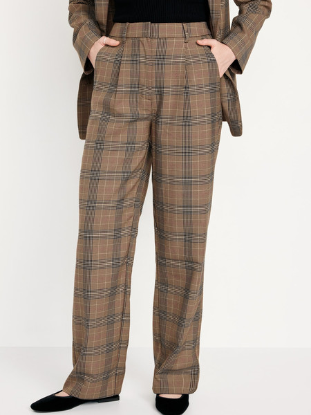 Extra High-Waisted Pleated Taylor Trouser Wide-Leg Pants for Women | Old Navy (US)