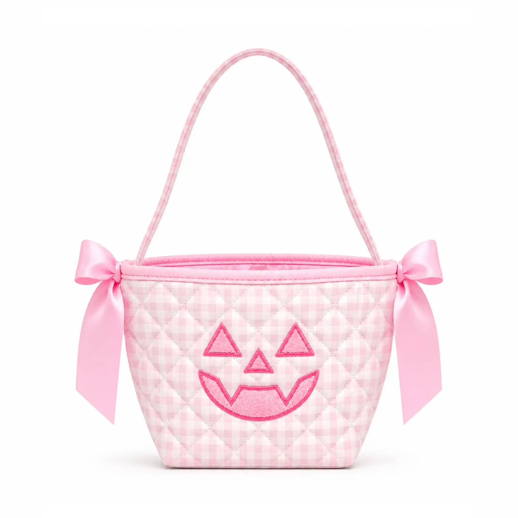 Bits and Bows Pink Petite Pumpkin Tote | JoJo Mommy