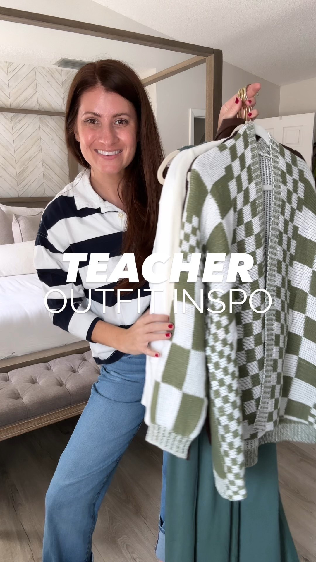 Teacher outfits that make 8AM feel cute ☕🍎

From casual denim + cozy cardis to chic trousers & a dress + sneaker combo — all comfy, classroom-ready & affordable!

Checkered sweater- small
Open knit brown cardigan- small
Jeans- 4
Cream trouser- small
Green cargo trouser- 6
Gingham red pants - small
Bomber sweater- small
Dress- small



#teacherstyle
#teacheroutfits
#affordablefashion
#backtoschooloutfits
#fallteacherstyle
#teacherootd
#affordableoutfits
#classroomstyle
#everydaystyle
#styledinasnap
#budgetfriendlyfashion
#falloutfits
#teacherfashion
#comfychic
#teacherlifeoutfits


#LTKStyleTip #LTKFindsUnder50 #LTKSeasonal