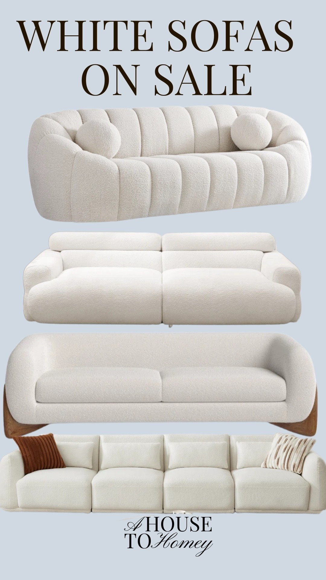 White sofas on sale for a couple more days!!

Wayfair sale
White sofa
White couch
Sofa
Couch
Living room furniture
Living room seating
White Boucle couch
White Boucle sofa
Sofas on sale
Couches on sale

#LTKSaleAlert #LTKHome