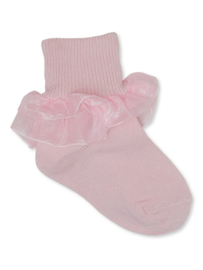 Wonder Nation Infant and Toddler Girls Dress Socks, 3 Pair Pack, Sizes 0M-5T | Walmart (US)