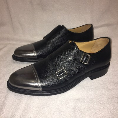 ANGELA SCOTT Double Monk Strap Oxfords "COLIN" - Sz 10.5-11 (EU 44)  Excellent! | eBay US