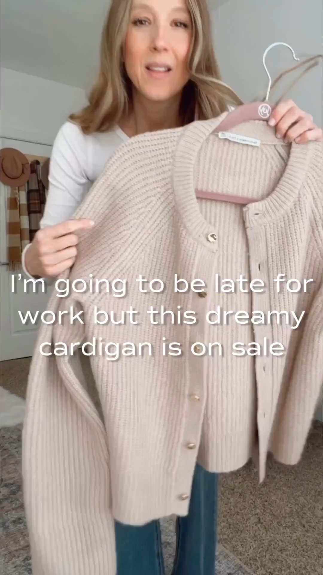 This cardigan sold out once before, but is an amazing find and on sale! I’m wearing XS here

#LTKSeasonal #LTKHoliday #LTKOver40