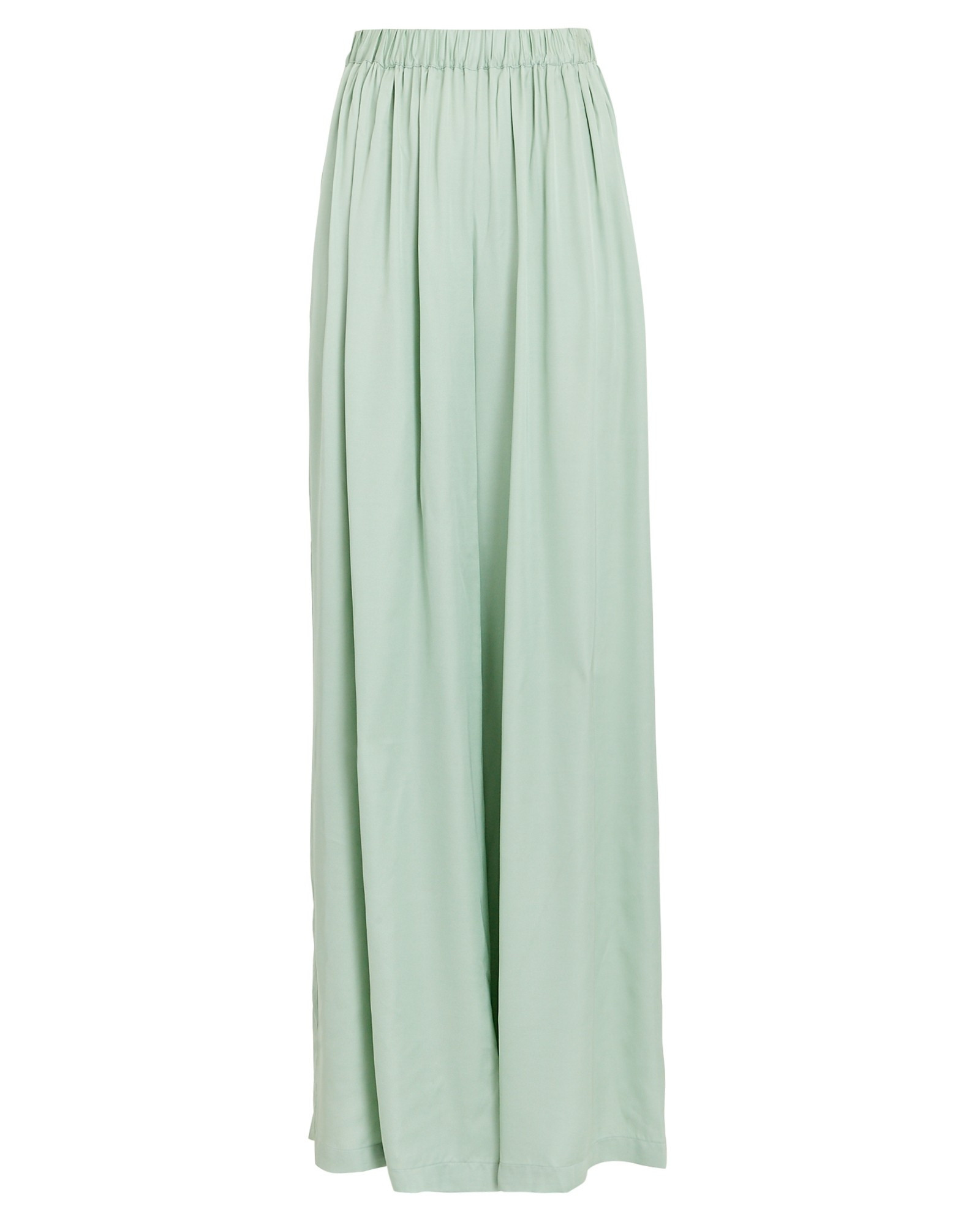 STAUD Astor Wide-Leg Pants, Light Green S | INTERMIX