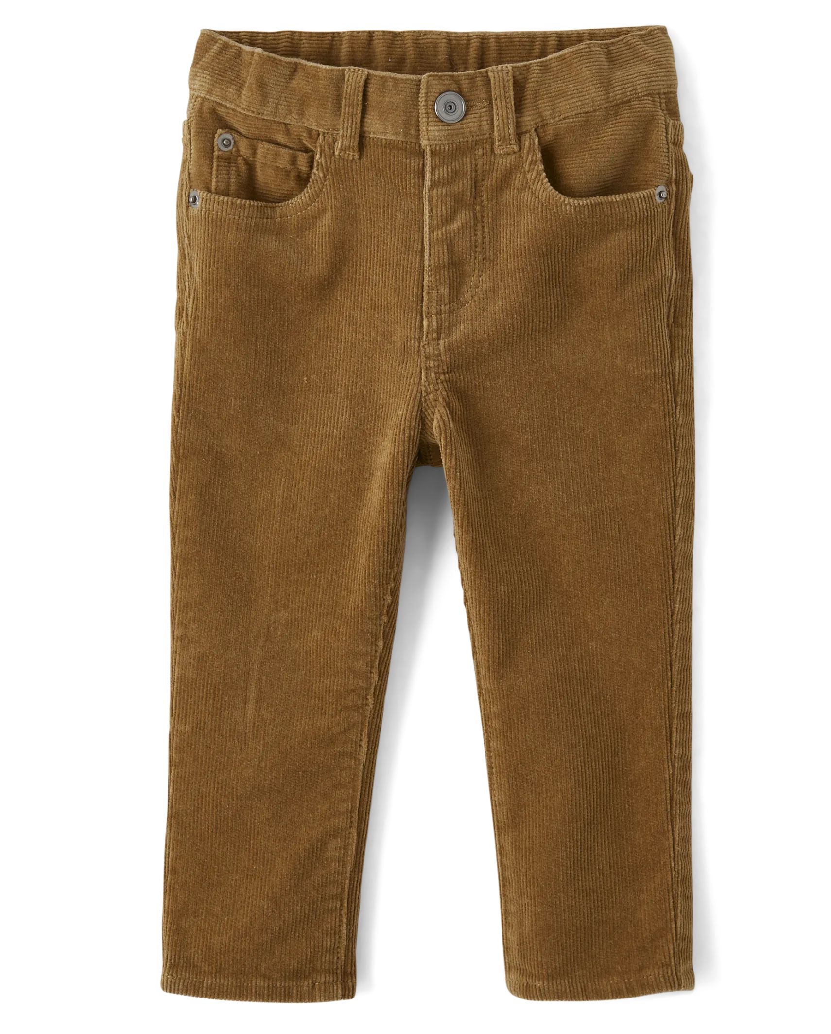 Baby And Toddler Boys Stretch Corduroy Pants - carmel bars | The Children's Place