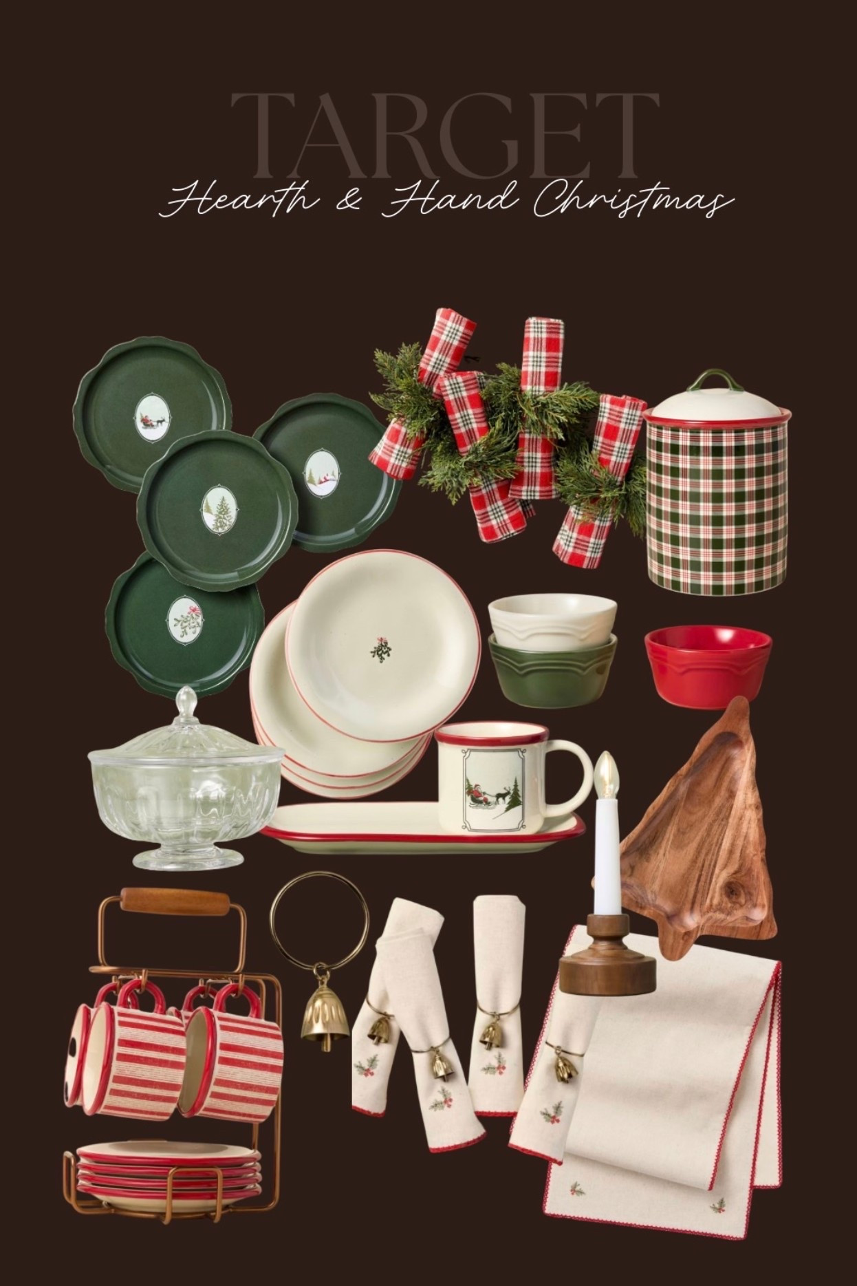 Hearth & Hand Christmas Collection @Target available 10/4. 

#targetchristmas #targetfinds #hearthandhand #hearthandhandchristmas #kitchenfinds #christmasdecor #holidayseason #christmascups #christmasplatters #kitchen #targethearthandhand #targetnewarrivals #holiday2026 #christmas2026 ##holidaydecor

#LTKSeasonal #LTKHome #LTKdayinmylife