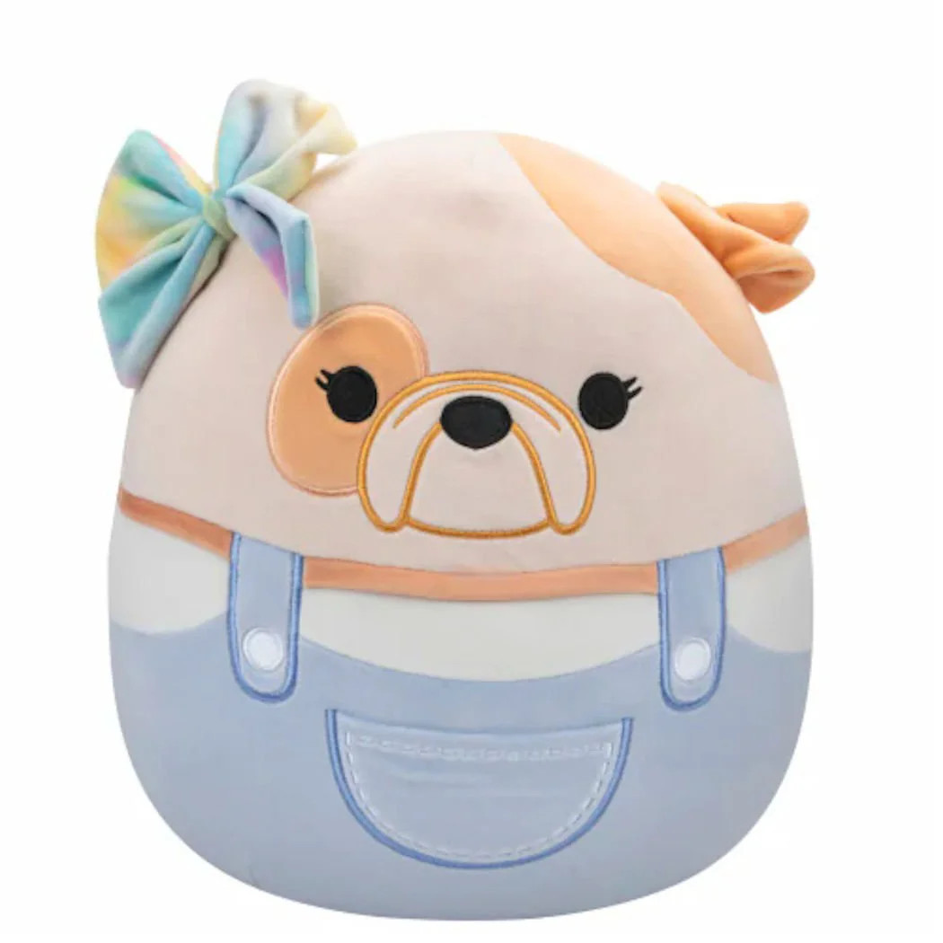 Squishmallows 10" Easter Davitta the Bulldog in Overalls - Walmart.com | Walmart (US)