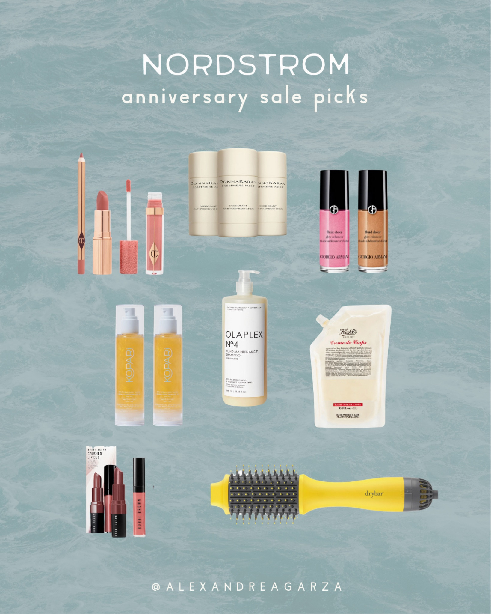 Nordstrom beauty finds! Nsale beauty- kopari, donna Karen, Charlotte tilbury, blow dryer, Armani beauty. 

#LTKFind #LTKxNSale