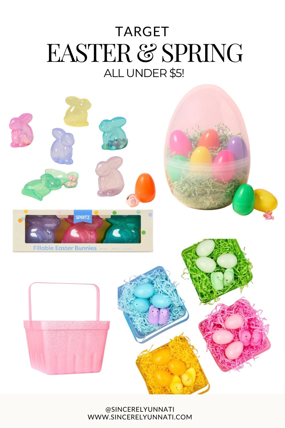 Easter Basket Finds - All Under $5!
- Fillable Mini Easter Bunnies - Pack of 3 for just $3.00
- Plastic 12” Easter Egg - Great for displaying gifts, eggs, treats for just $5.00
- Plastic Berry Baskets just $1 each!

Easter gifts, Spring gifts, Easter baskets, egg hunt, Easter bunny, Easter eggs, spring celebrations, spring party

#LTKBaby #LTKKids #LTKHome