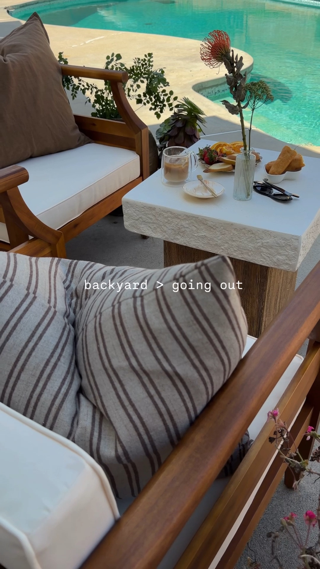 my most recent Wayfair finds! I upgraded my outdoor space with a cozy lounge moment that feels like a mini escape. 
Shop these exact pieces + more of my favorite outdoor seating.
 
@wayfair #wishyouwerehere #outdoor #Wayfair #Ad #WayfairPartner 

Spring backyard upgrade 
Lounge chairs 
Backyard nook 
Outdoor seating
Outdoor loungers
Outdoor sofas and sectionals
Accent seating
Patio chairs
Pots and planters
Outdoor decor 

￼

#LTKSeasonal #LTKHome #LTKmorningroutine