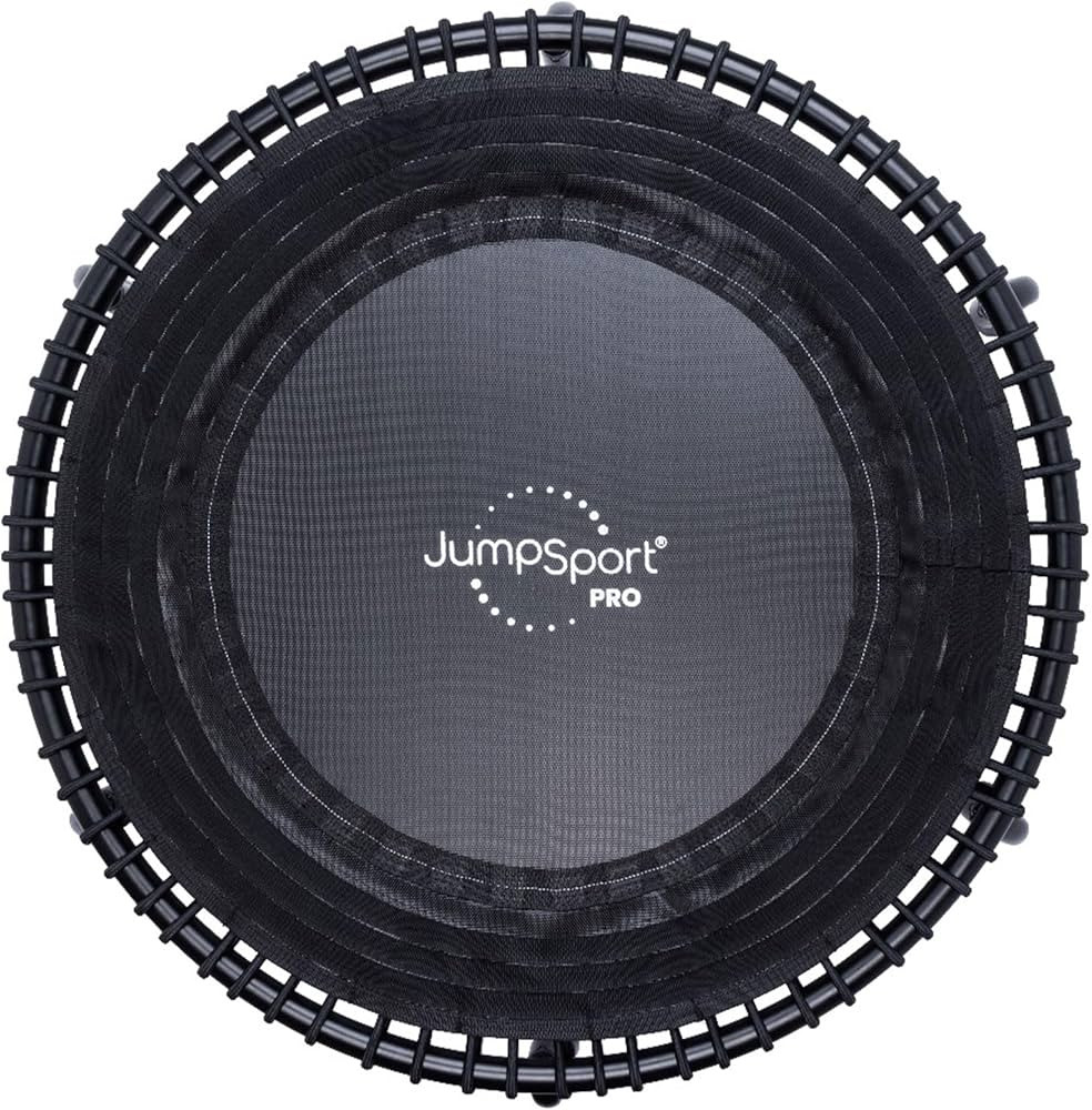 Amazon.com : JumpSport 39" Adult Fitness Trampoline Rebounder, Adjustable Bounce, 300lb Max, 350 ... | Amazon (US)