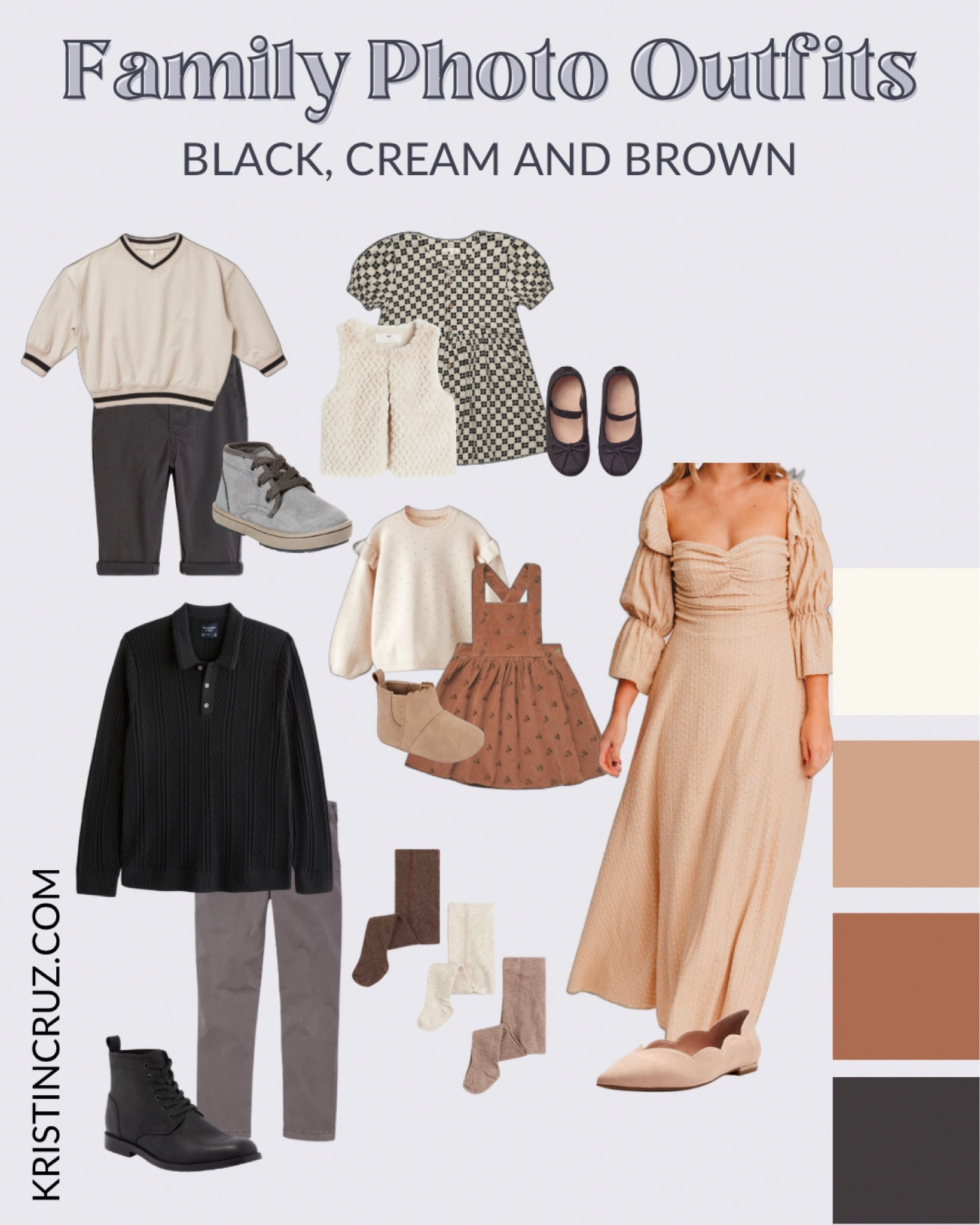 Loving this clean, classic but still trendy palette for Family Photoshoots! And the tired sleeve dress takes the cake!

#LTKfindsunder100 #LTKstyletip #LTKfamily