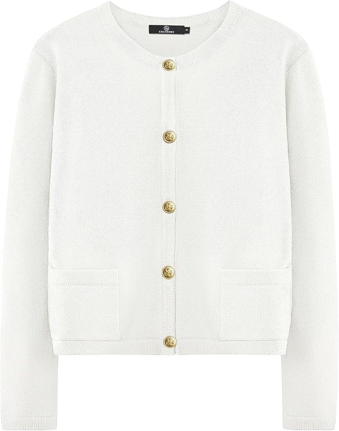 LILLUSORY Women Cardigan Sweaters Fall Outfit Clothes Fashion Cropped Jackets Trendy 2026 Casual ... | Amazon (US)
