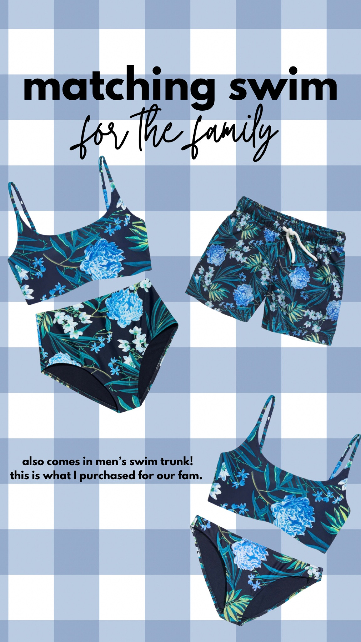 cutest matching swim for the family from old navy for 30% off! 🩵🌊🐚 

purchased the scoop neck bikini swim top, the high-waited French cut bikini swim bottoms, the low rise classic bikini swim bottoms, and printed swim trunks for baby.

#LTKfamily #LTKsalealert #LTKswim