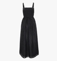The Anita Nap Dress - Black Fil Coupé | Hill House Home US
