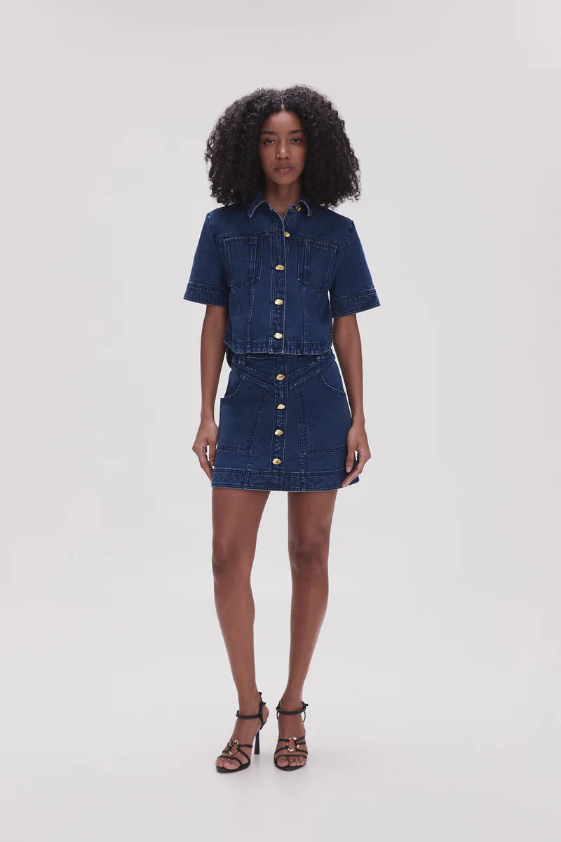 May Denim Mini Skirt | aje. (Australia)