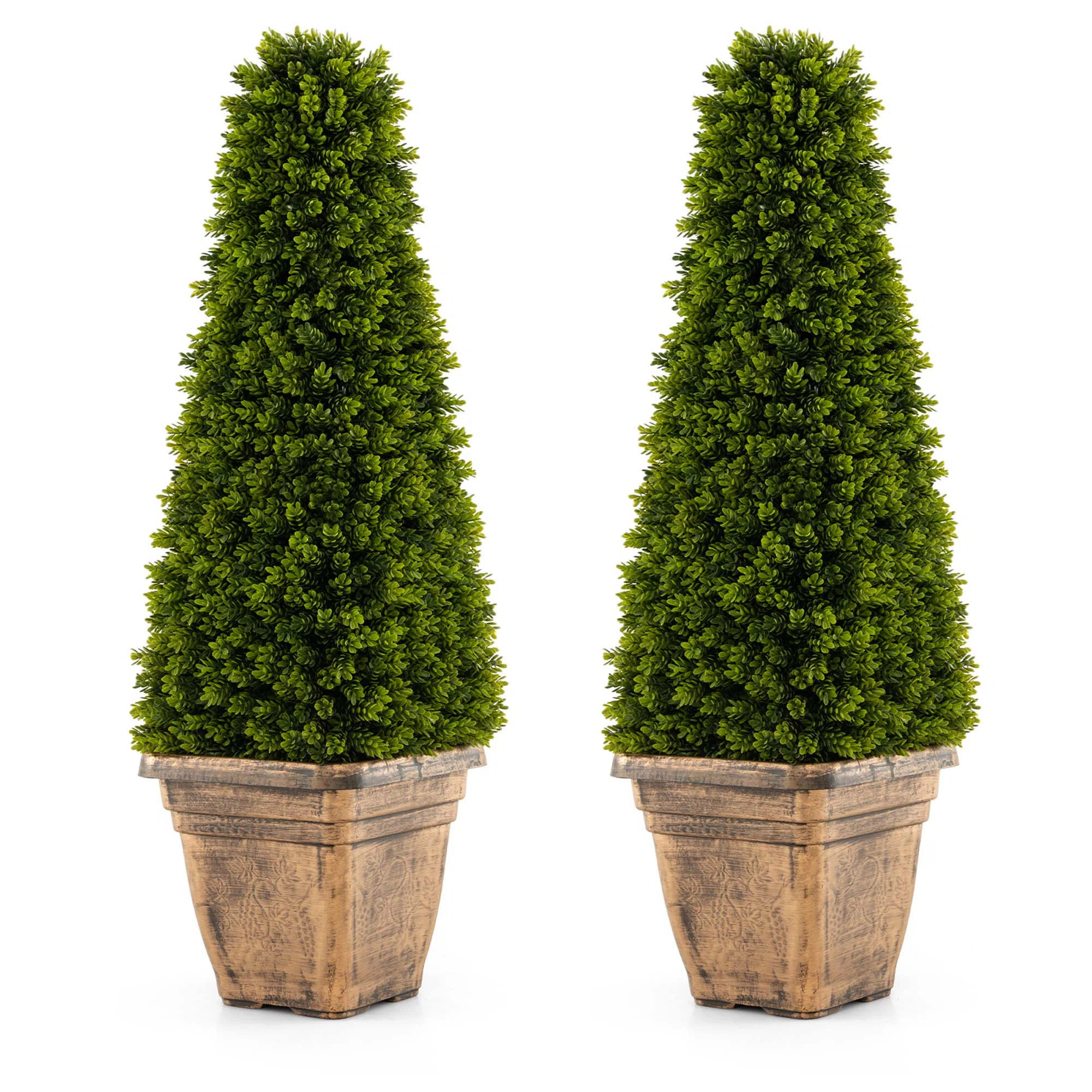 35'' Faux Boxwood Topiary in Pot | Wayfair North America