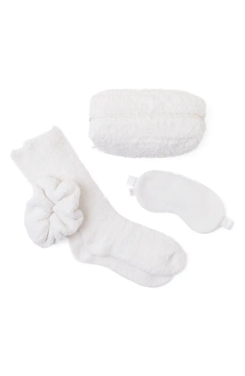 CozyChic™ Eye Mask, Socks & Scrunchie Travel Set | Nordstrom