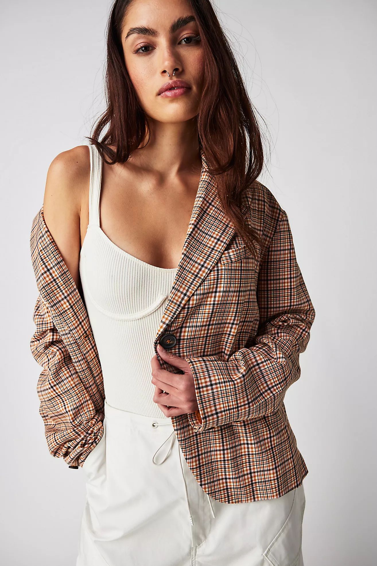 Cali Plaid Blazer | Free People (Global - UK&FR Excluded)