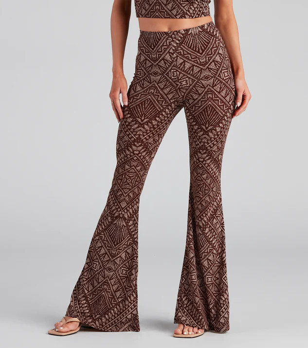Desert Queen Boho Flare Pants | Windsor Stores