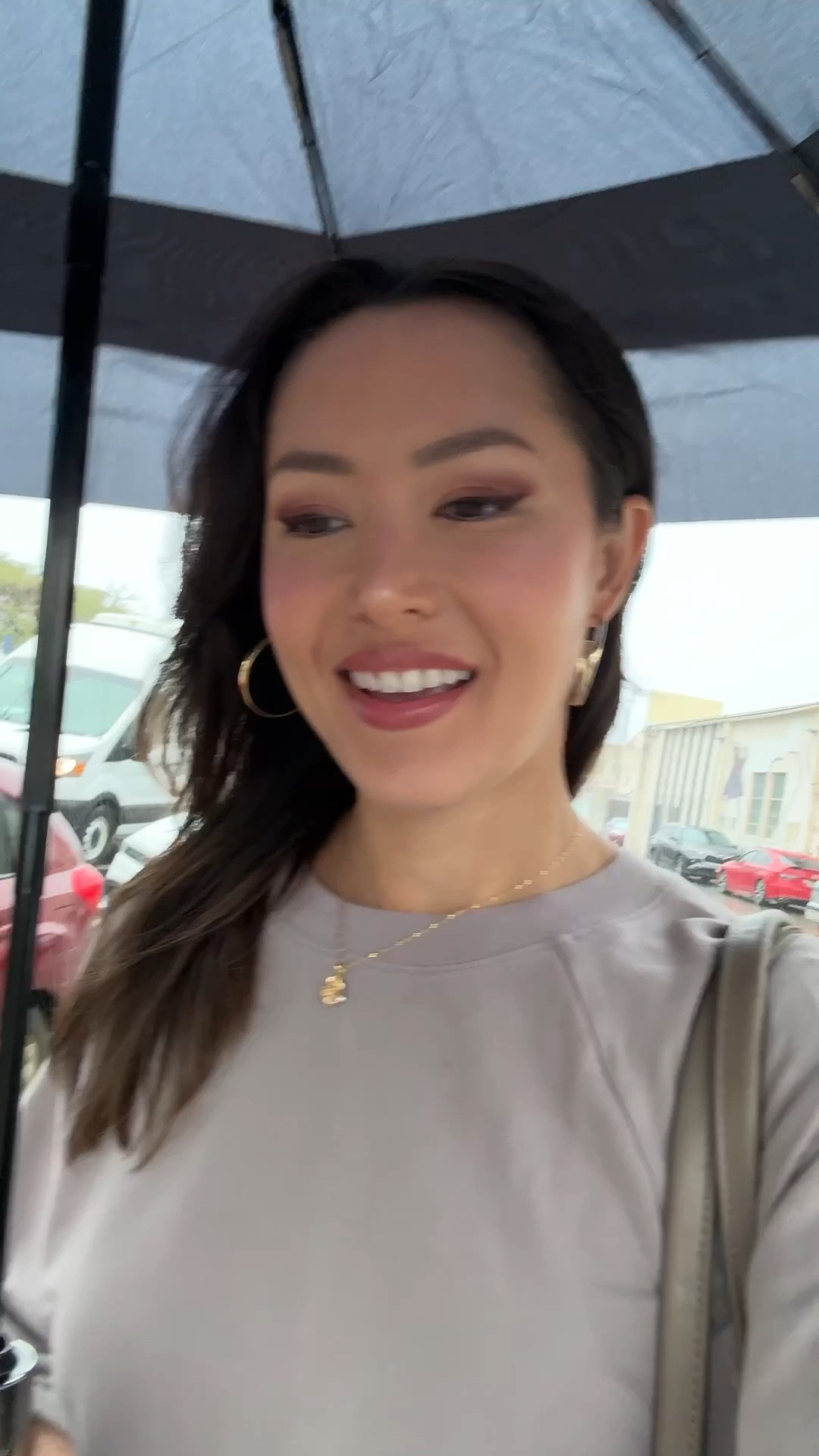 People going out in rainstorms without even an umbrella be cray cray 🤯 I loveee this umbrella, it’s 54 inches and you can easily walk with 2 people under it, it’s very high quality and powerful. Easy to press the button to open and close. I’ve had it for 3 years now and it is my favorite umbrella ever! Plus it’s only $19.99!!

#LTKSeasonal #LTKdayinmylife