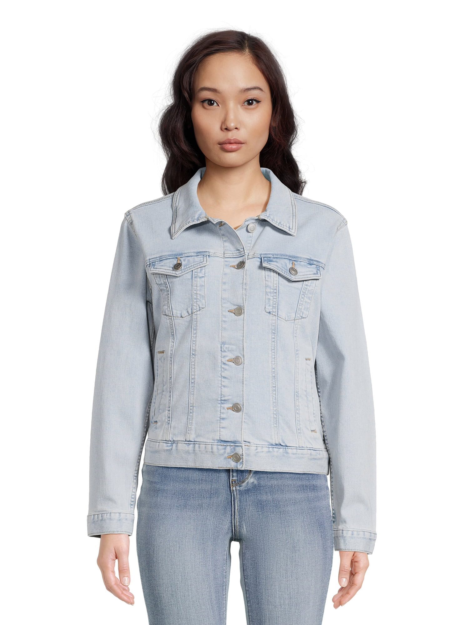 Time and Tru Women's Denim Jacket, Sizes XS-XXXL | Walmart (US)