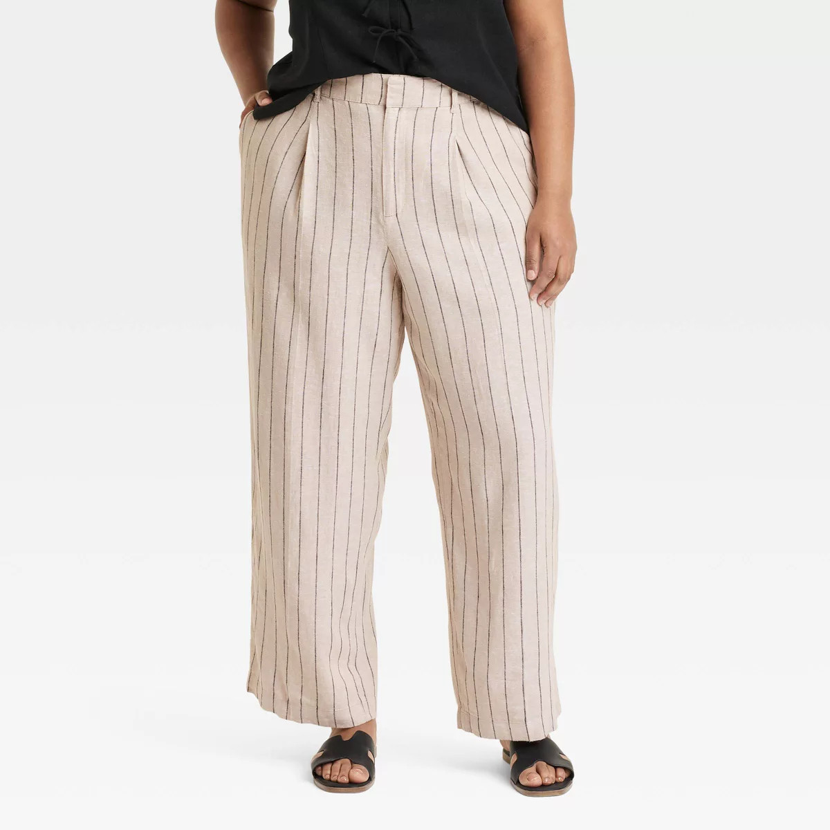 Women's Linen Essential Trouser - A New Day™ | Target
