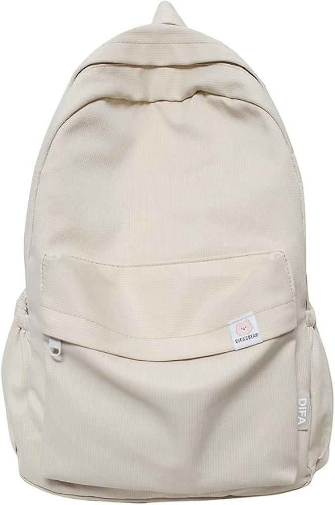 YFGBCX Cute Aesthetic Backpack for Women Solid Color Backpack Lightweight Classic Backpack for Wo... | Amazon (US)