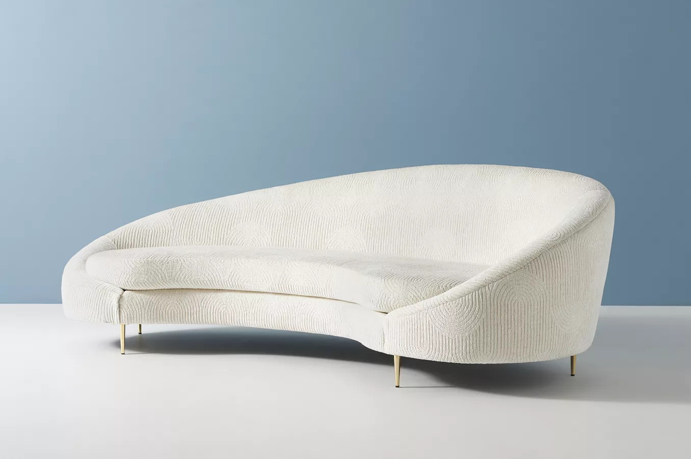 Asymmetrical Serpentine Sofa | Anthropologie (US)