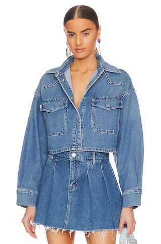 Micah Cropped Denim Shacket
                    
                    Lovers and Friends | Revolve Clothing (Global)