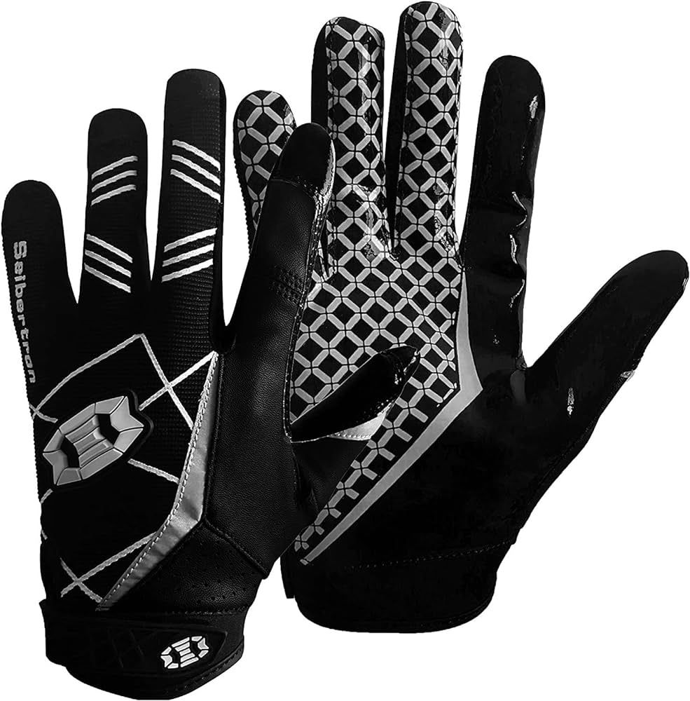 Seibertron Pro 3.0 Elite Ultra-Stick Sports Receiver Glove Football Gloves Youth and Adult | Amazon (US)