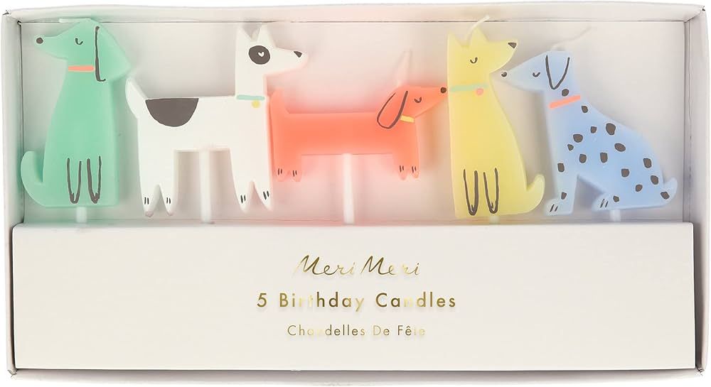 Meri Meri Dog Candles (Pack of 5) | Amazon (US)