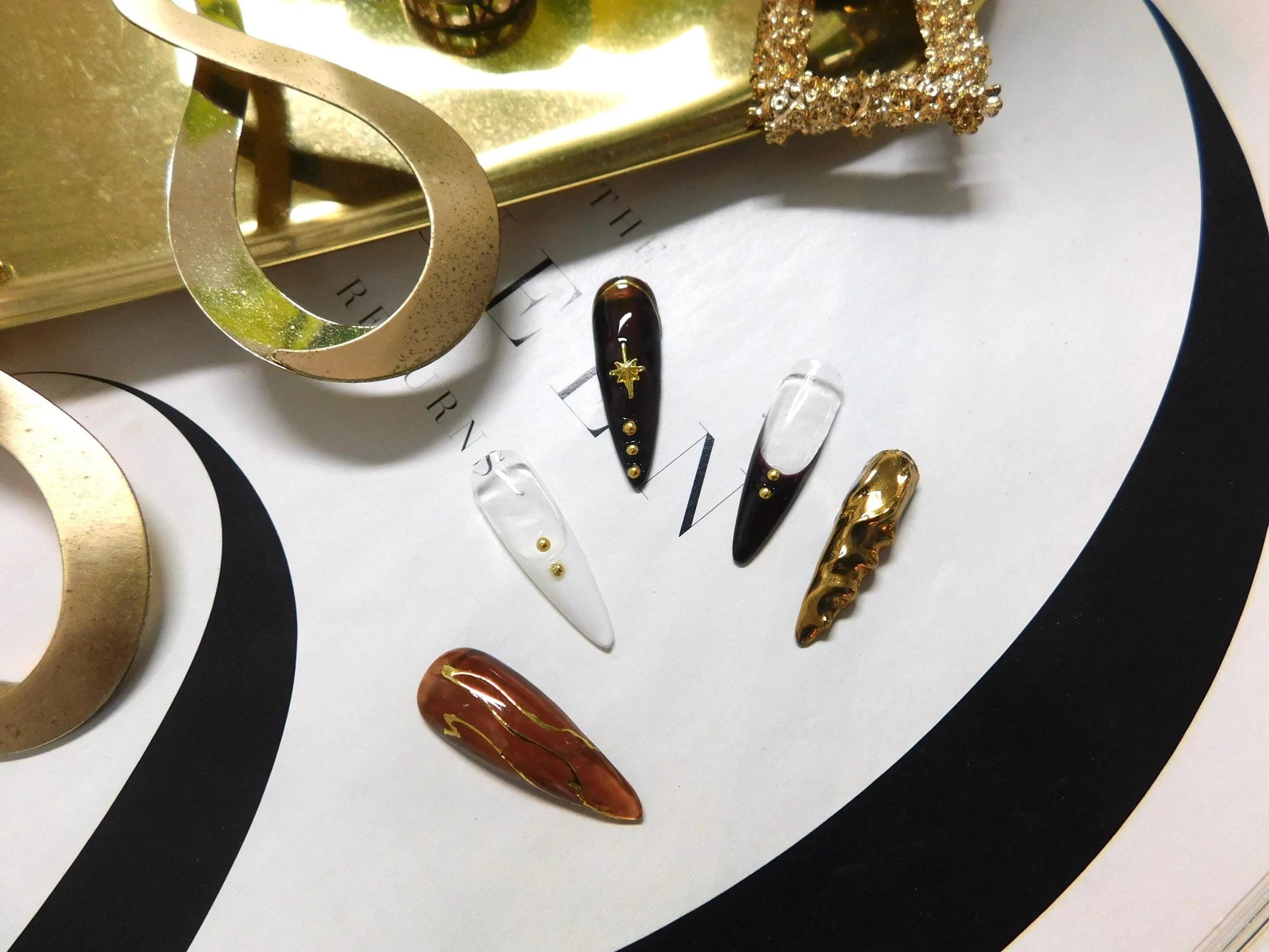 Fall in to Love Nail Set - Etsy | Etsy (US)