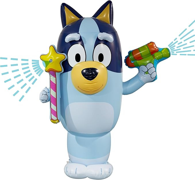 Amazon.com: BLUEY Sprinkler for Kids, 48” Inflatable Water Sprinkler Toy for Summer Outdoor Fun... | Amazon (US)