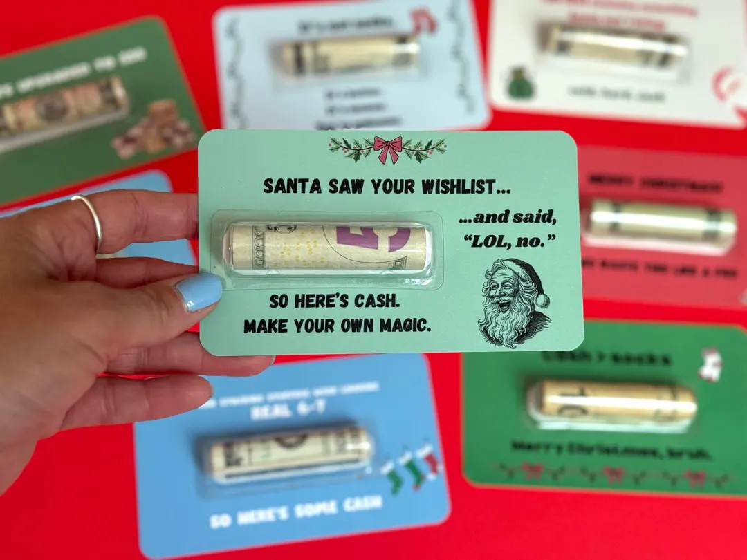 6 7 Funny Christmas Money Card for Teens Slang Stocking Stuffer Fillers for Teens Christmas Teens... | Etsy (US)
