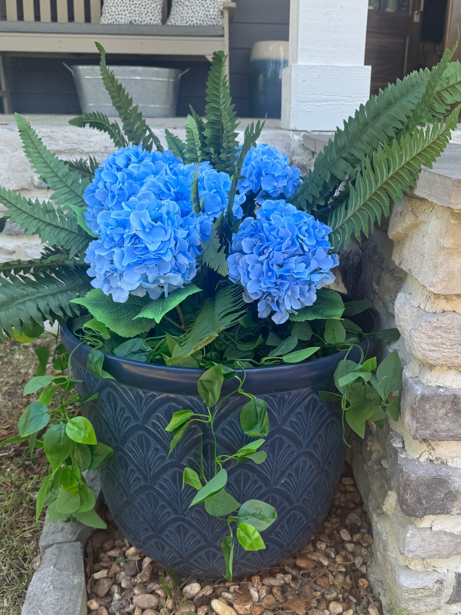 Giving up on real plants for our front porch and going with this combination of three different varieties of artificial plants from Amazon instead! Who needs a green thumb anyways? 🤪

#LTKFindsUnder50 #LTKHome