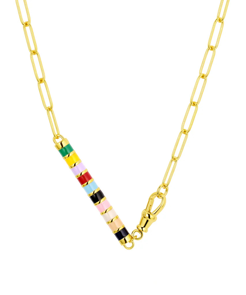 ERAS Enamel Barrel Chain with Swivel Clasp | Juler's Row