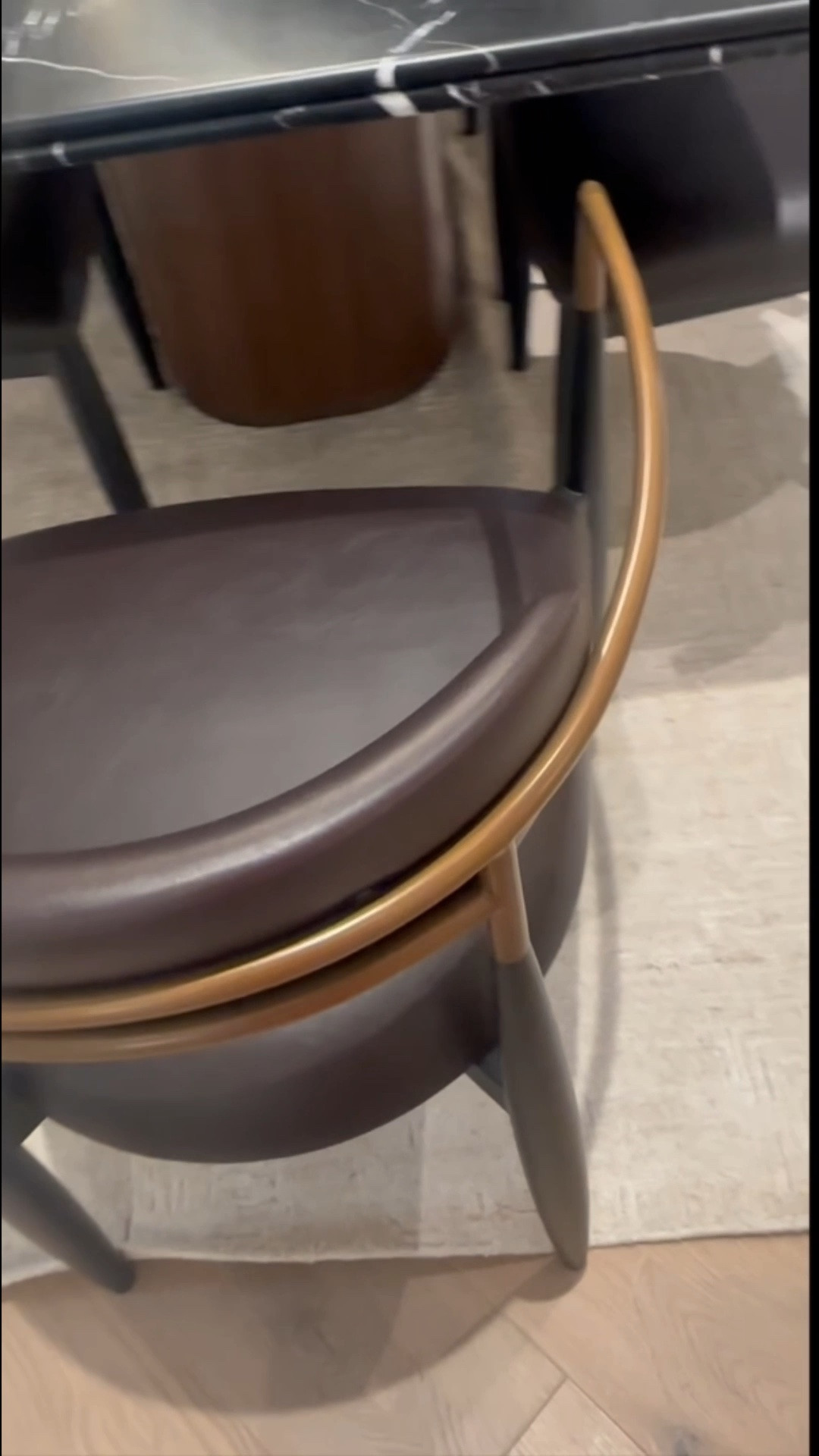 Beautiful curves for gathering around the table. ✨ I love the Jagger Faux Leather Dining Arm Chair’s sculptural shape, rich brown upholstery, and warm metal details—sleek and elegant, with an inviting feel.

The durable, easy-to-clean faux leather makes it a practical choice for everyday dining and the holiday get-togethers ahead. A beautiful way to refresh your dining setting before gathering season.

Arhaus up to 50% off—now is the perfect time to get your home ready for holiday entertaining!

#JaggerDiningChair #DiningChair #DiningArmchair #FauxLeatherChair #DiningRoom #HolidayEntertaining #GatheringSeason #ModernClassic #Arhaus

#LTKHome #LTKSaleAlert #LTKdayinmylife #LTKHome #LTKSaleAlert