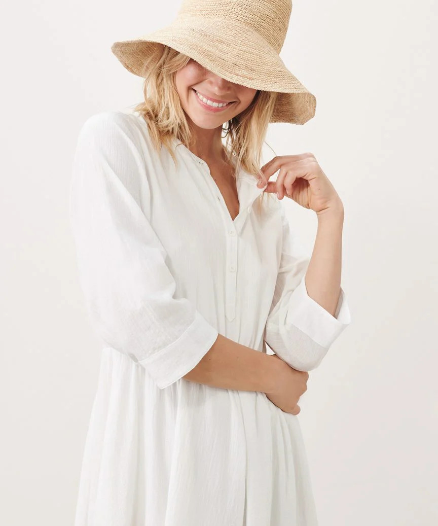 Seersucker Shirt Dress | Jenni Kayne