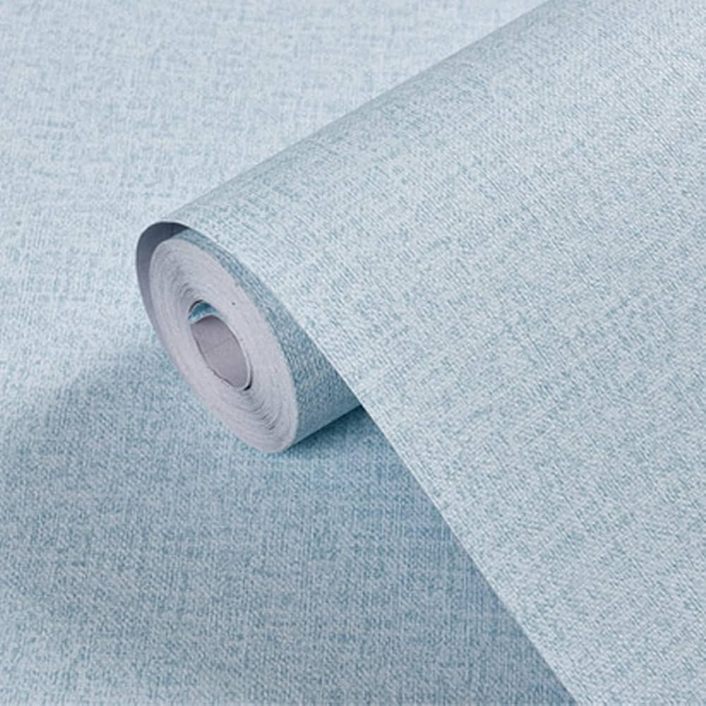 Yancorp 15.7"x120" Textured Fabric Wallpaper Faux Grasscloth Peel and Stick Wallpaper Self-Adhesi... | Amazon (US)