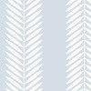 LAUREL LEAF STRIPE ON LIGHT BLUE Wallpaper bydanika_herrick | Spoonflower