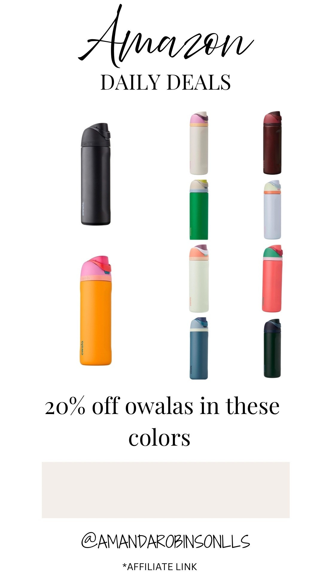 Owalas 20% off

#LTKSaleAlert