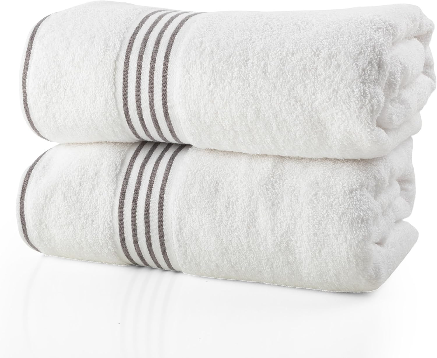 Lavish Home Bath Towels - 2PC 500GSM 100% Cotton Towel Set - 35x70in Extra Large Quick Drying Bat... | Amazon (US)
