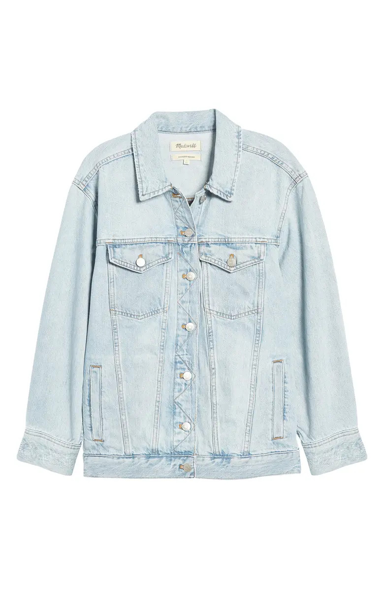 The Oversize Trucker Jean Jacket | Nordstrom