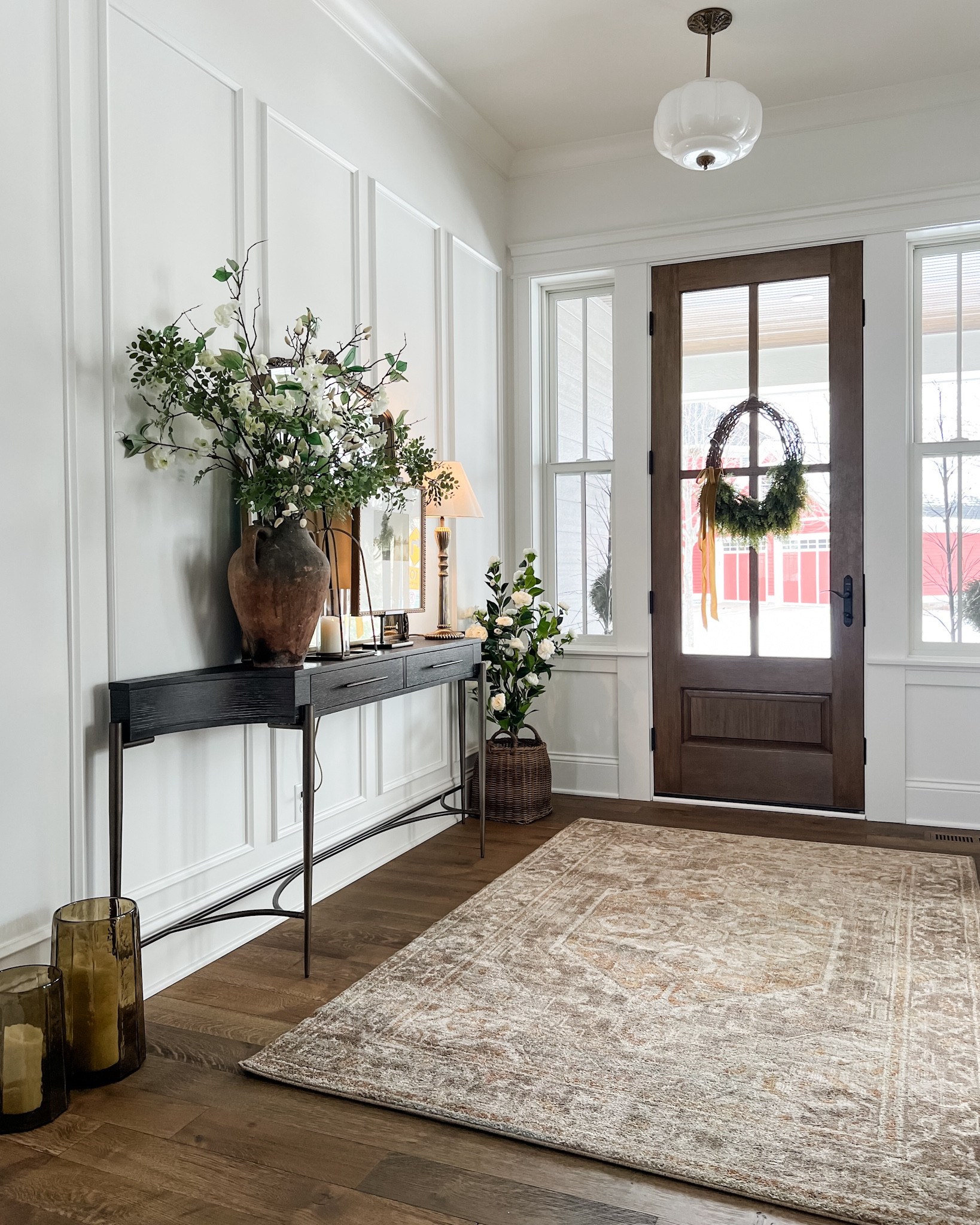 I’m chasing winter away and adding bits of spring to my home, despite our getting 4-8 inches of snow tomorrow. 😆

These faux florals on my foyer console, are so easy to style and look great together. One stem is from Walmart!

#LTKFindsUnder50 #LTKSeasonal #LTKHome